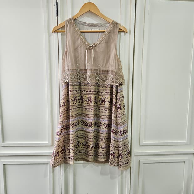 axes femme 플라워 레이스 원피스