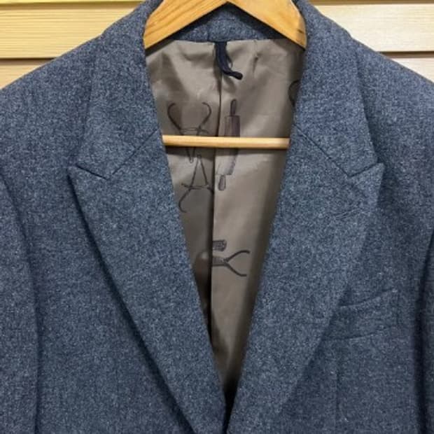 커스텀멜로우 남성 보카시그레이울자켓 95