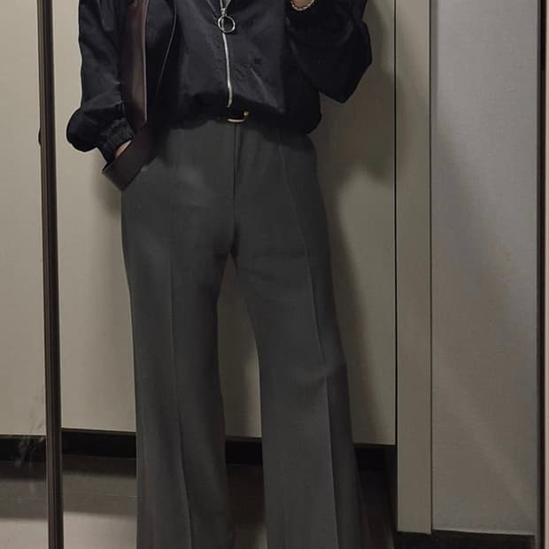렉토 24s/s 오버핏 드라이버 점퍼 블랙