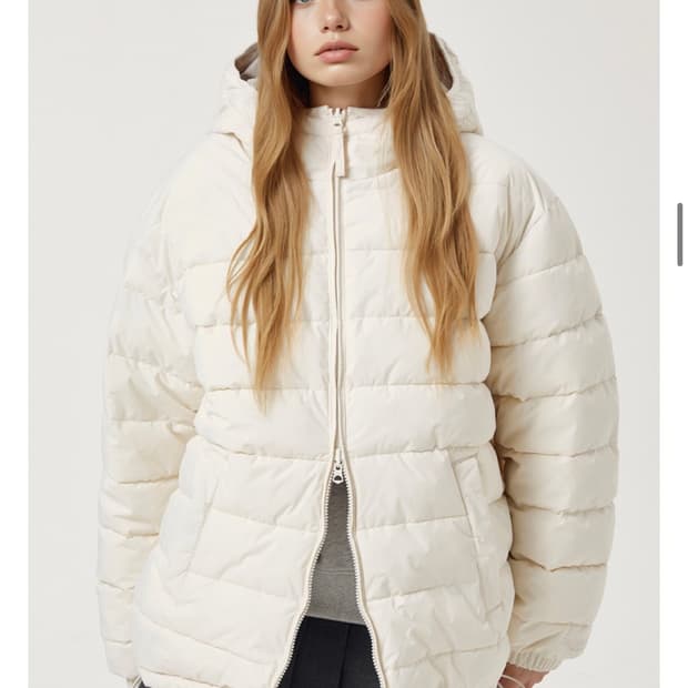 후아유  리버시블 패딩 (S사이즈) 택포