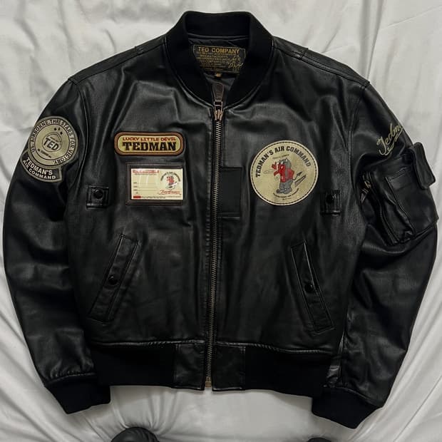 테드컴퍼니 A-2 가죽자켓