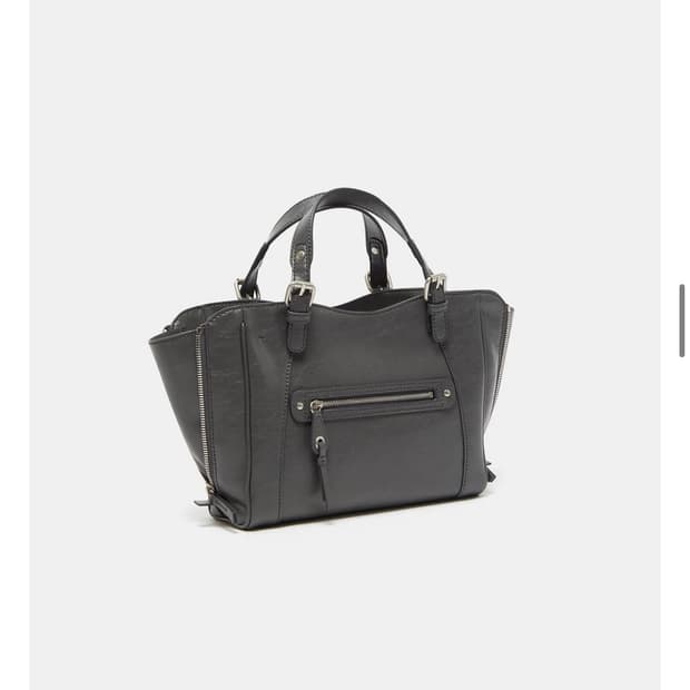  쿠론 하이퍼 지퍼 토트백 29 다크그레이