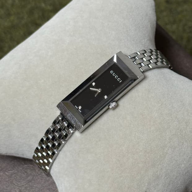 구찌 G 프레임 3p 다이아몬드 블랙