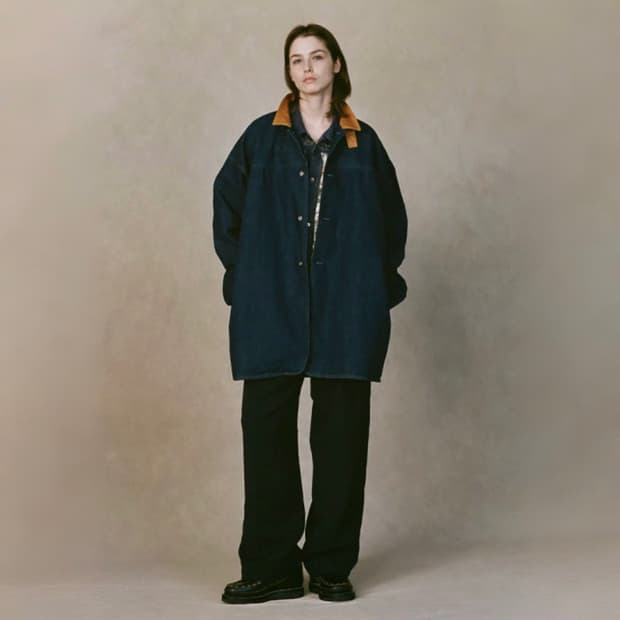 25aw I.VEDDER  14OZ DENIM CHORE COAT