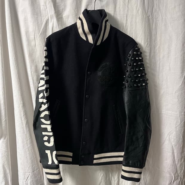 Archive Studded Varsity leather Jacket
