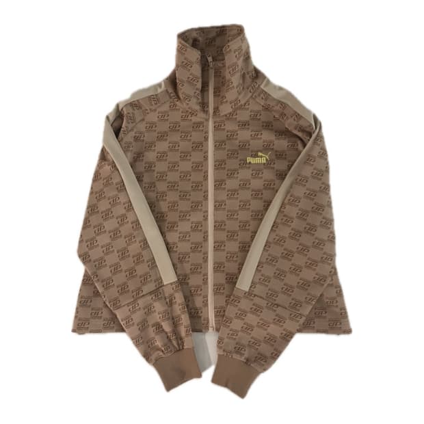 Puma 베이지 크롭 져지