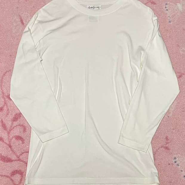 White layered long sleeve