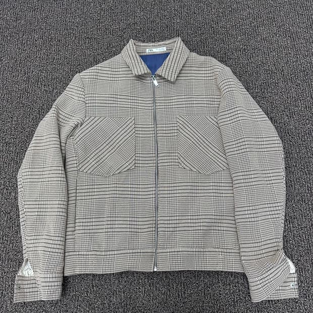 ZARA 자라 하운드 블루종 자켓 L 