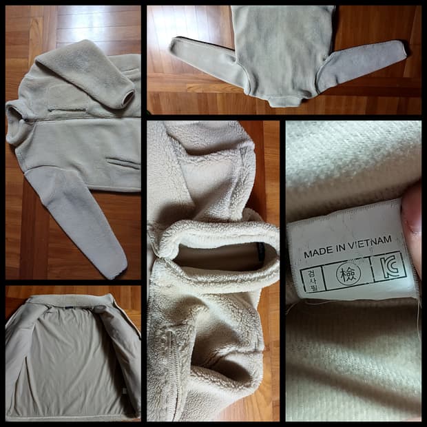 XL, 두꺼운 플리스 자켓 메이드 인 베트남