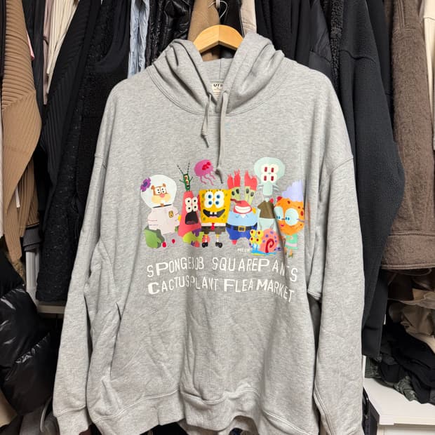 [4xl] 유니클로 UT x CPFM x 스폰지밥 후드