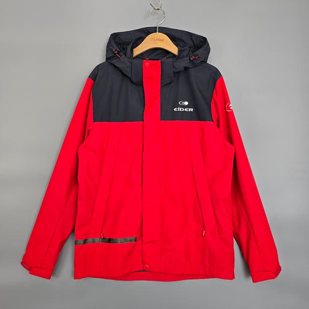 아이더 Eider 디펜더 바람막이 간절기 자켓 레드/블랙 L