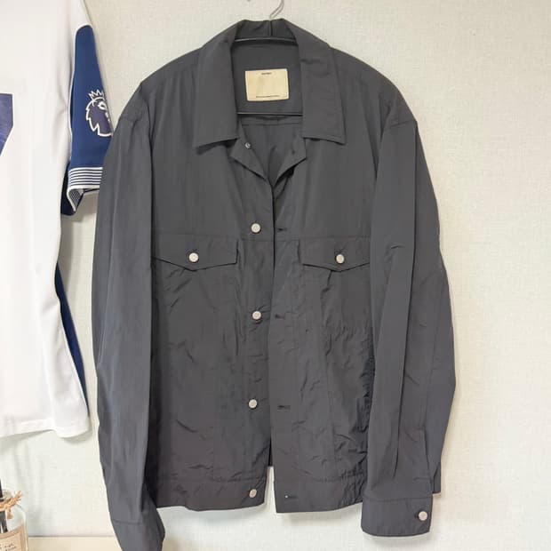 포터리 나일론 트러커자켓 차콜 2사이즈