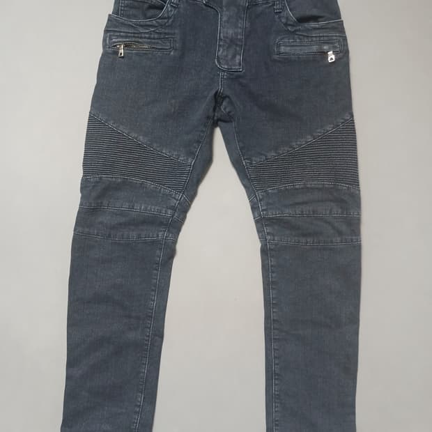 [31] 발망 바이커 블랙진 청바지