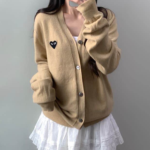 꼼데가르송 가디건