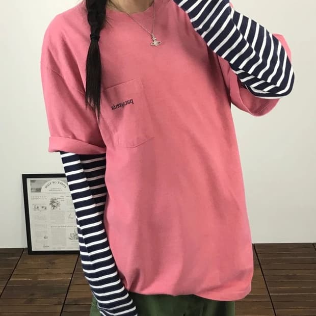 Patagonia Pink Ridge Pocket Tee