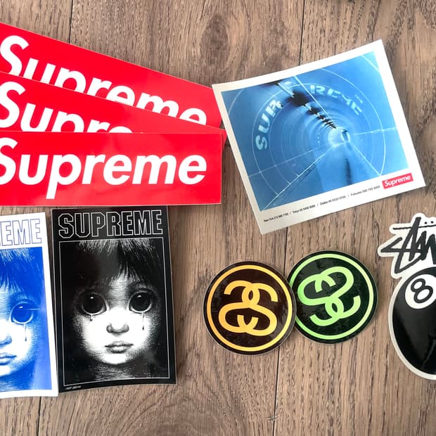 스투시 슈프림 스티커