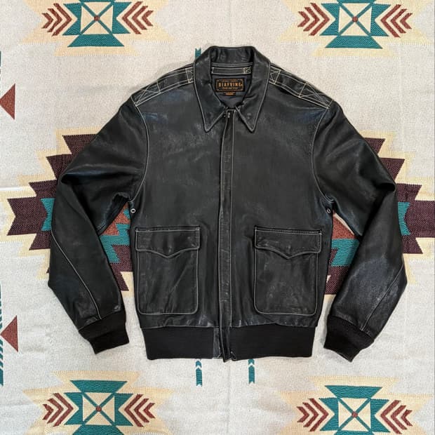 디아프바인 A2 양가죽 레더 자켓