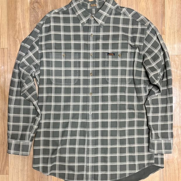 챕스 빅 체크셔츠 L
