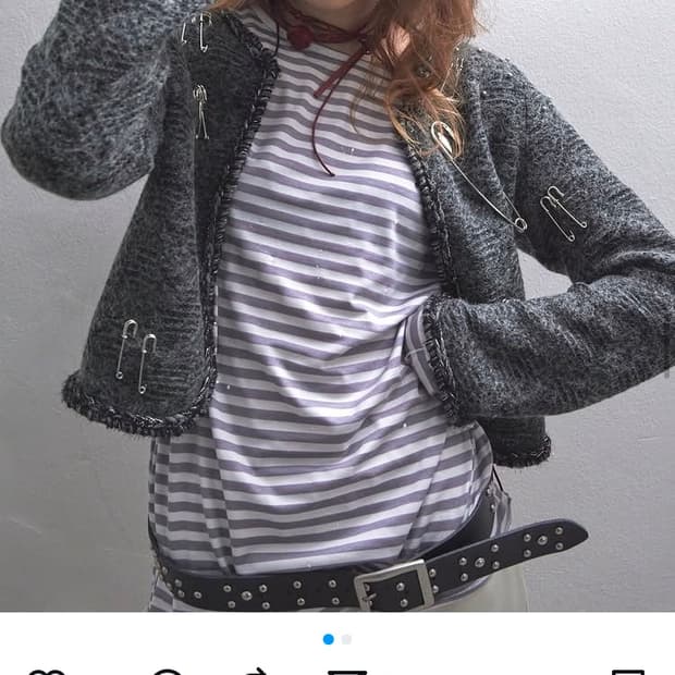 데어드 스트라이프 티 그레이