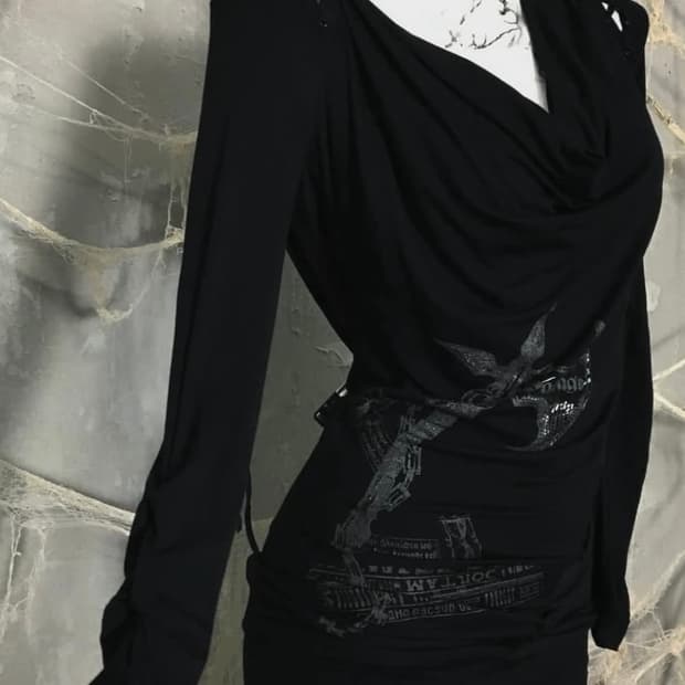 salvage Printed Long Sleeve