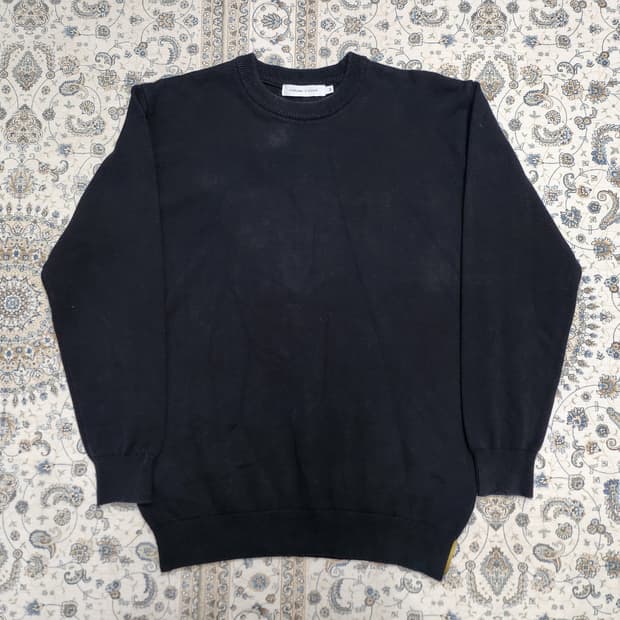 커스텀어클락 블랙 니트 스웨터 M