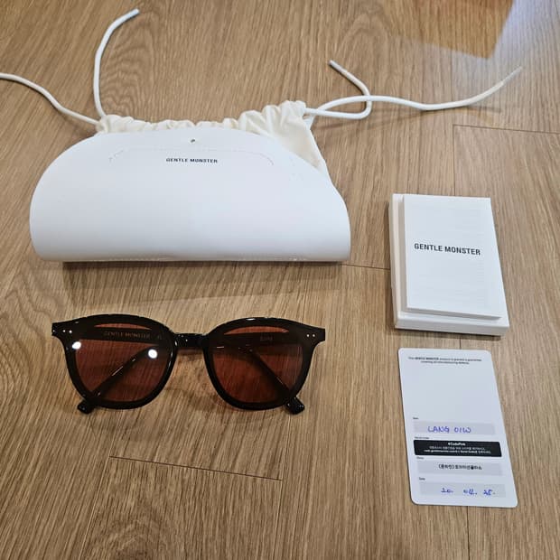 젠틀몬스터 랭 틴트 선글라스 레드