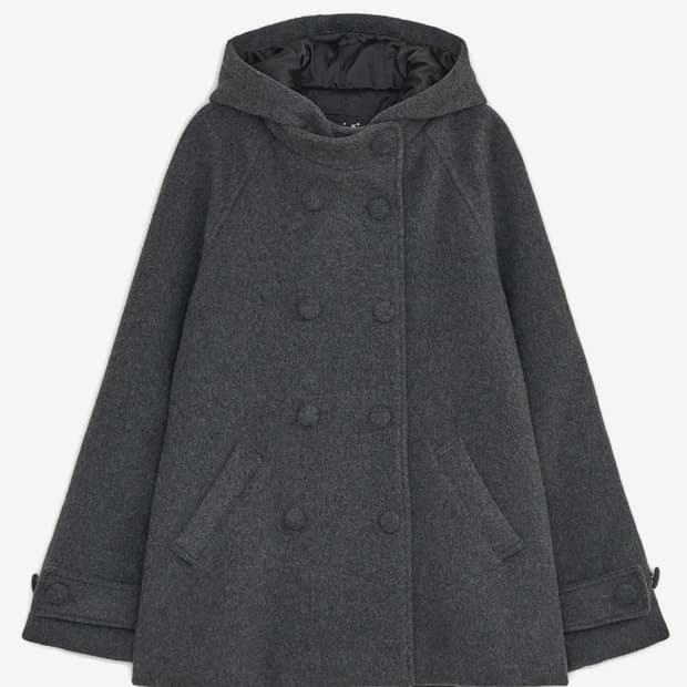 허그유어스킨 차콜 코트 판매해요