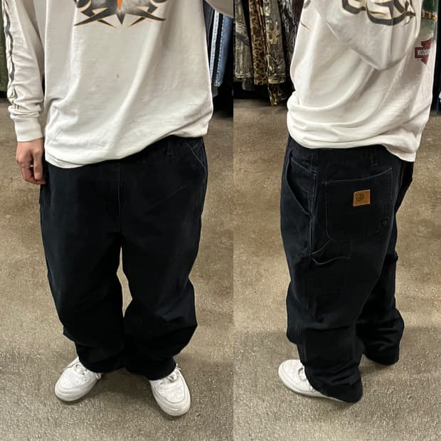 00s 칼하트 B11 BLK 카펜터 팬츠 (36-37“)