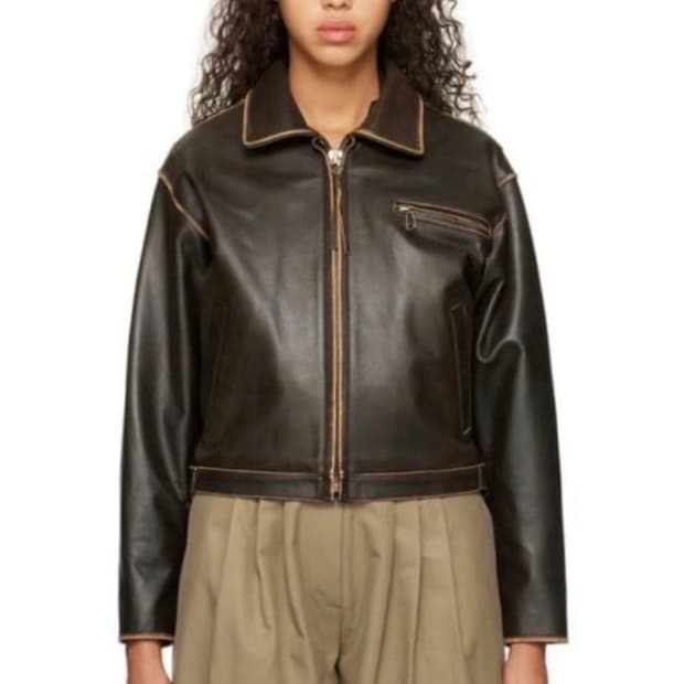 오픈와이와이 가죽자켓