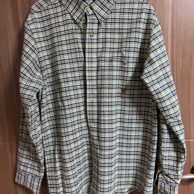빈티지 체크셔츠