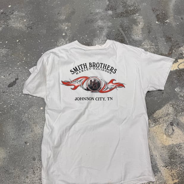 할리데이비슨 반팔 플레임 L size 