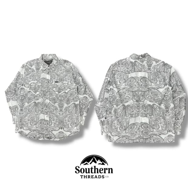 southern thread 페이즐리셔츠 s06373