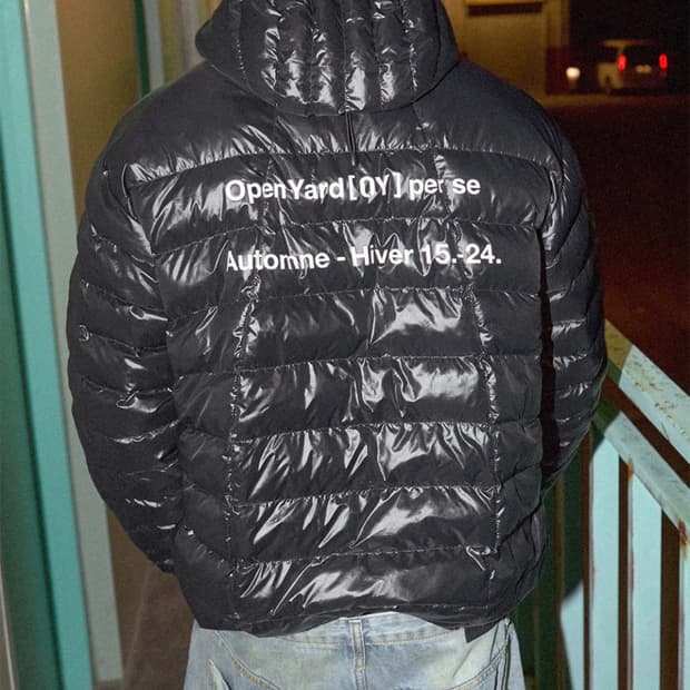 오와이 OY CURVED ZIPPER LIGHTWEIGHT PUFFER