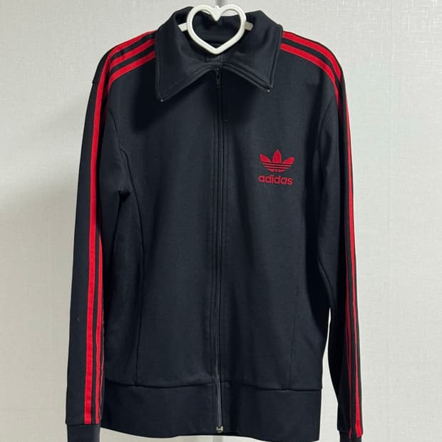 아디다스 검정 레드 져지 XL