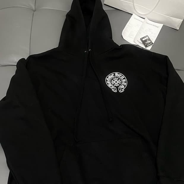 크롬하츠 홀스슈 후드티 홍콩버전 2XL