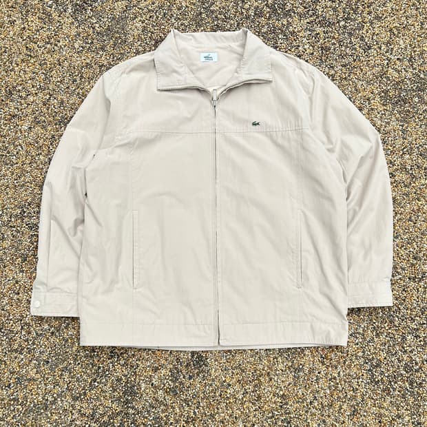 라코스테 베이지 블루종 자켓