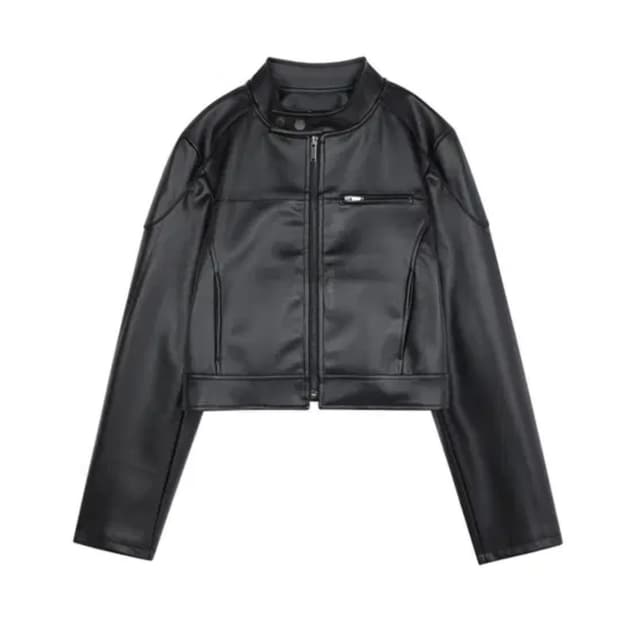 YOUHEE 유희 장원영 바이커 자켓 블랙 새상품 베이직