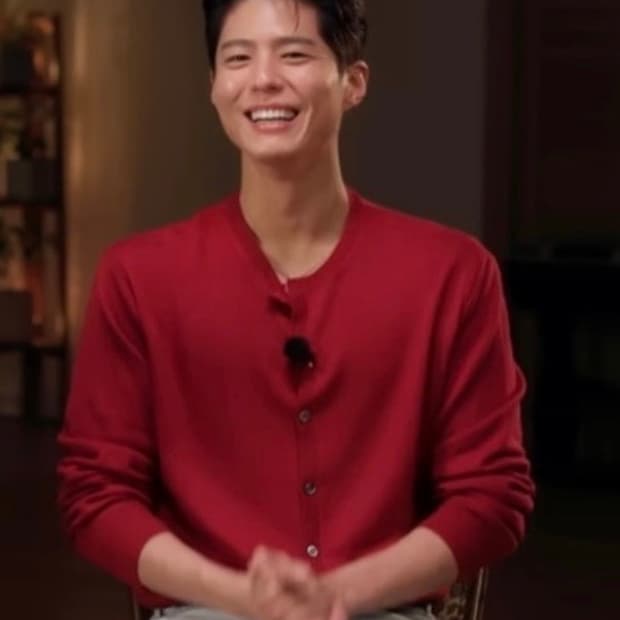 [XL] 토니웩 슈퍼파인 울 크루넥 가디건