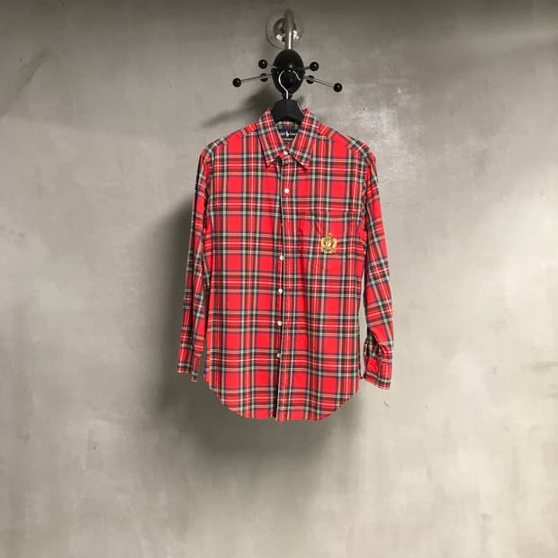 폴로 랄프로렌 체크 셔츠 90
