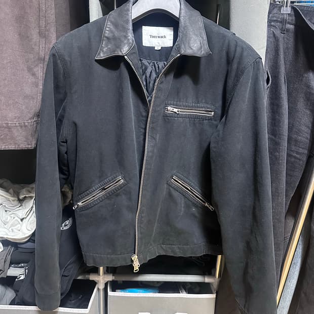 토니웩 레더카라 워크자켓