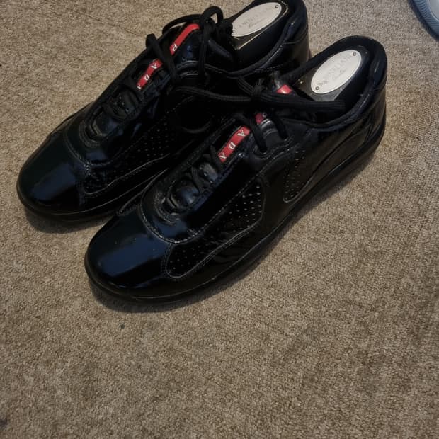 프라다 아메리칸컵 블랙 uk8