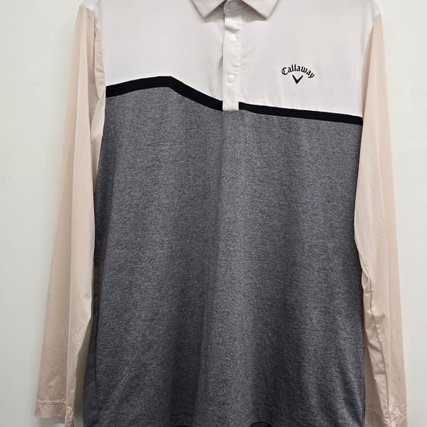 캘러웨이 남성 골프웨어  카라긴팔티.
싸이즈 105
