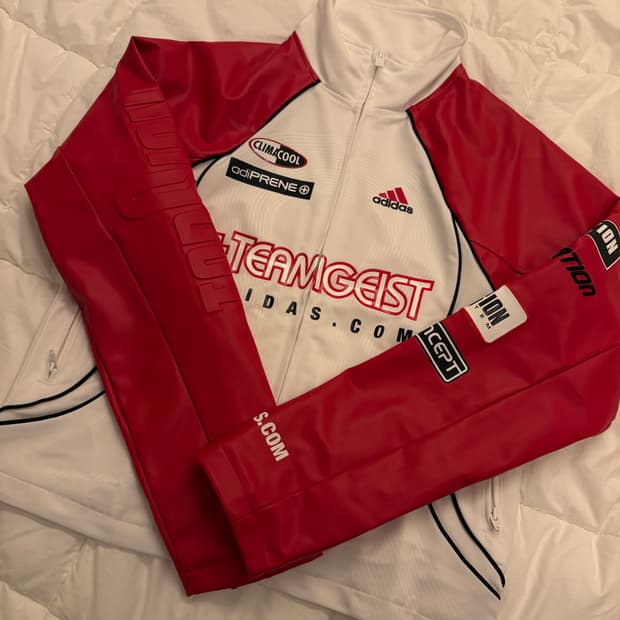 아디다스 팀가이스트 트랙탑 자켓 바람막이 XS