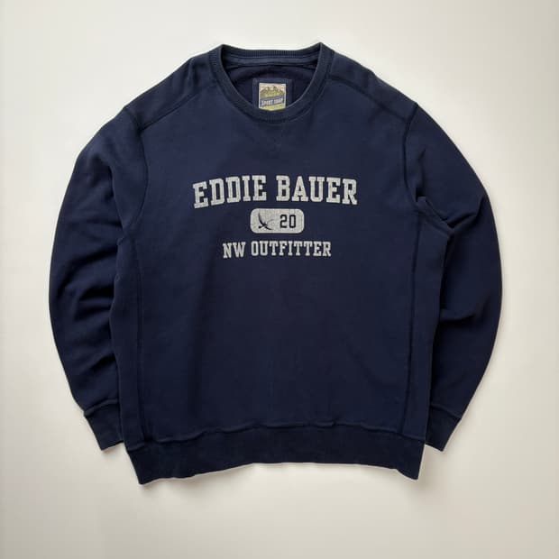 [XL] 에디바우어 그래픽 스웻셔츠