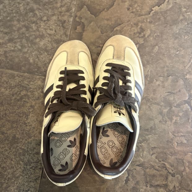 아디다스 삼바 og 크림화이트 다크브라운 240