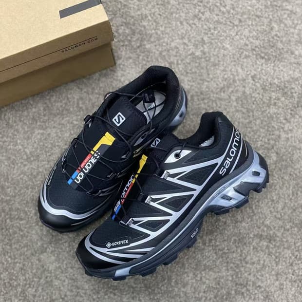 살로몬 XT-6 고어텍스 블랙 실버 265mm