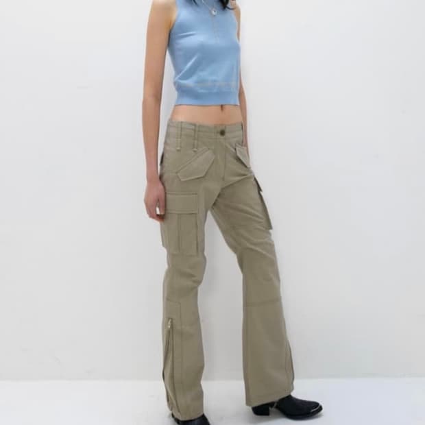 SEO 서울 SLIM POCKET PANTS KHAKI