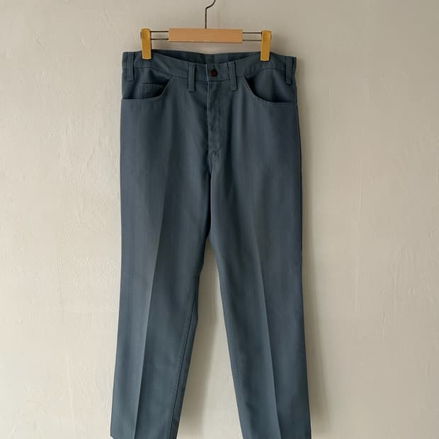 70's vtg Levis HBT Sta-Prest Big E Pant.