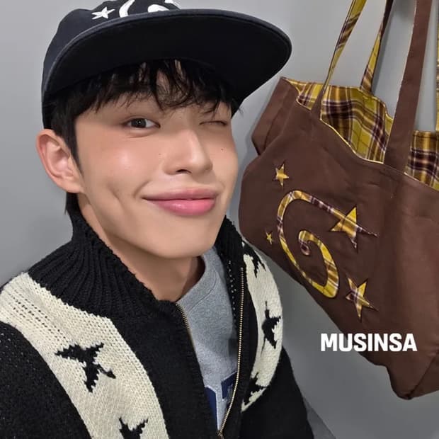 루저스클럽 워시드 스타 로고 캡 블랙