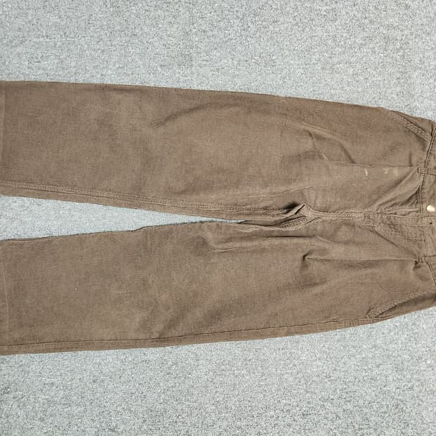 엑스컨테이너 원턱 코듀로이 팬츠 브라운